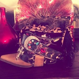 Upcycled Festival/concert Boots